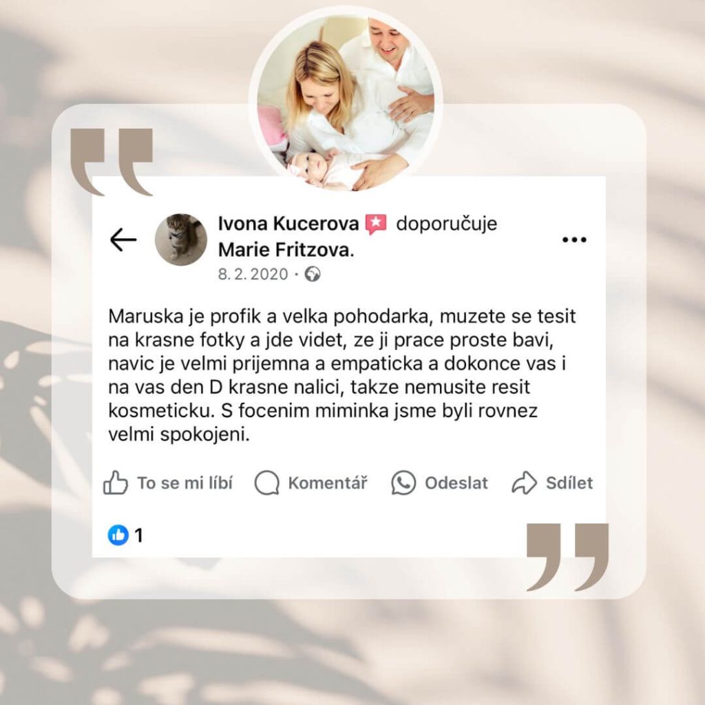 Screenshot shot reference na focení s rodinou od Kateřiny pro Marie Fritzová